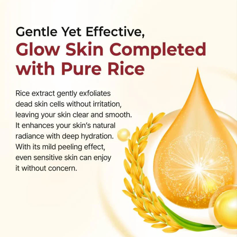 SilkGlow Rice Ampoule Exfoliant Set (both bottles)