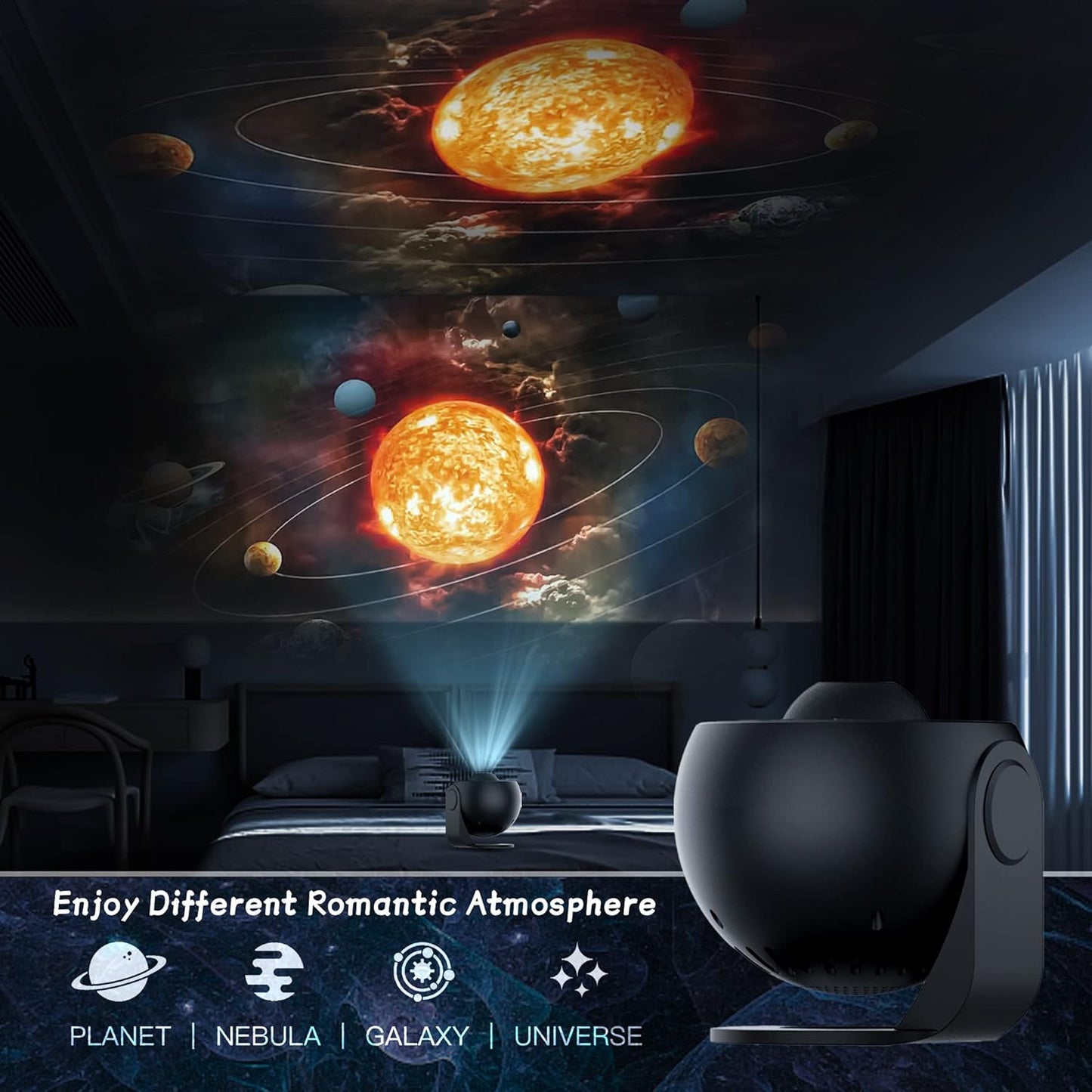Night Light Galaxy Projector 