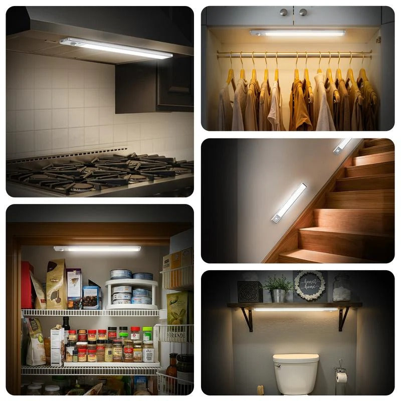 Under Cabinet Lights,76LED Motion Sensor Night Light Indoor