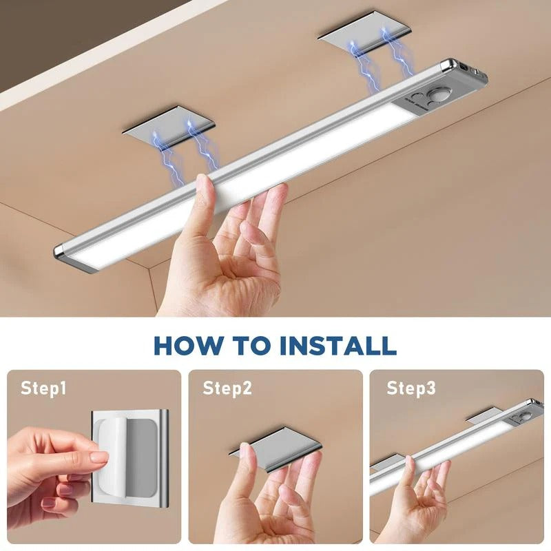 Under Cabinet Lights,76LED Motion Sensor Night Light Indoor