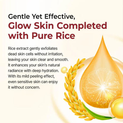 SilkGlow Rice Ampoule Exfoliant Set (both bottles)
